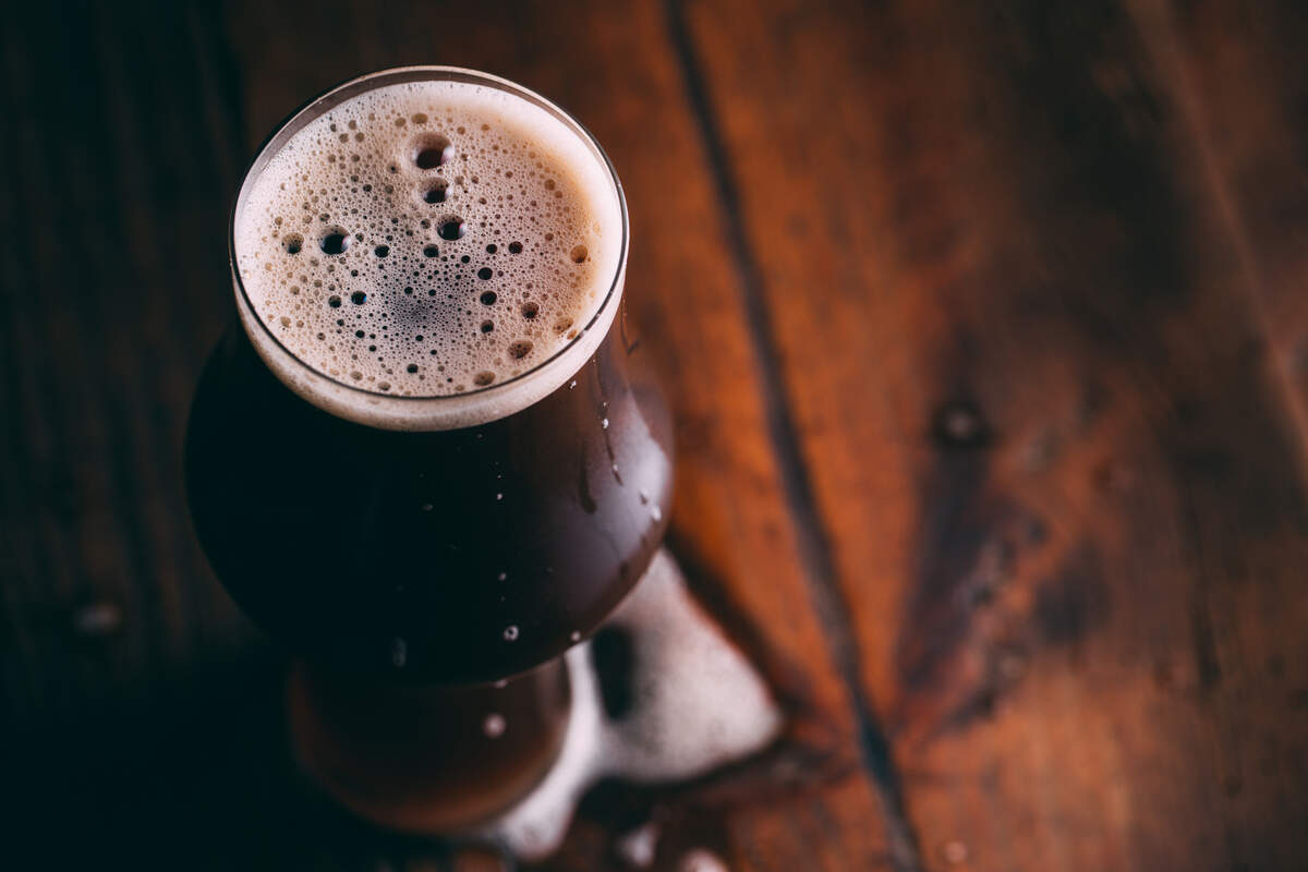 Dark Beer in a Glass