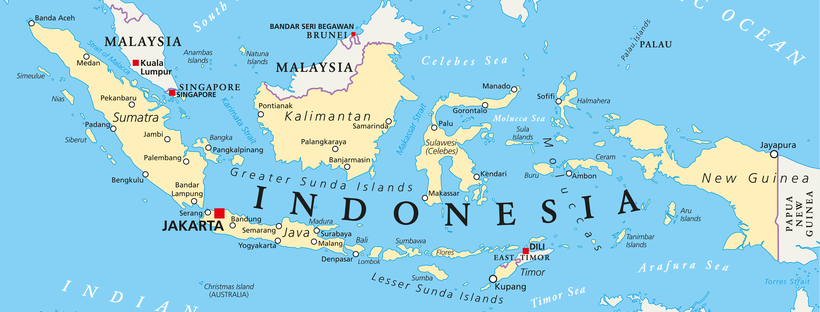 Map of Indonesia