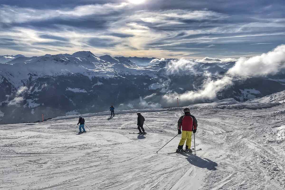 swiss mountains alps switzerland ski