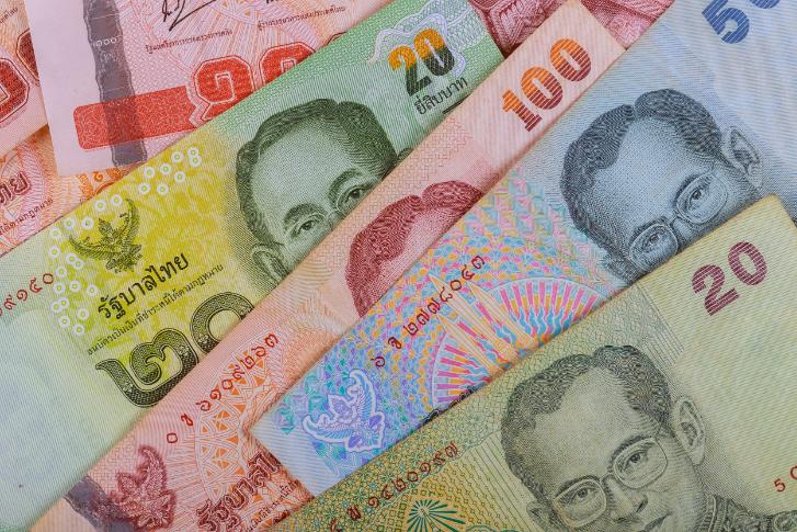 thai bath money