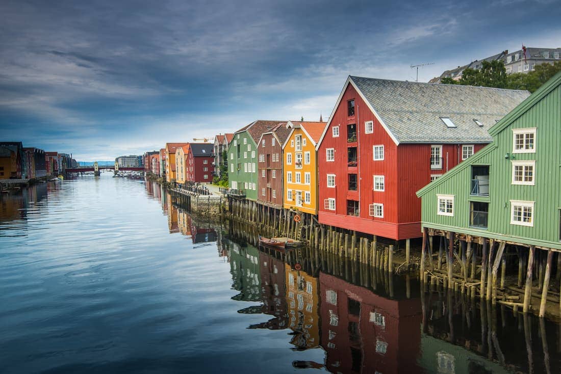 Trondheim city in Norway